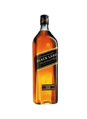 [ AME R$ 77] Whisky Johnnie Walker Black Label 1000ml com 50% de cash back com AME