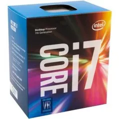 Processador Intel Core i7-7700 Kaby Lake 7a Geração, Cache 8MB, 3.6GHz (4.2GHz Max Turbo) - R$1499