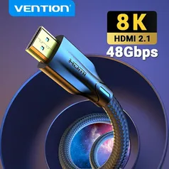 [Novos Usuários] Cabo Hdmi 2.1 8k 120hz Vention | R$6