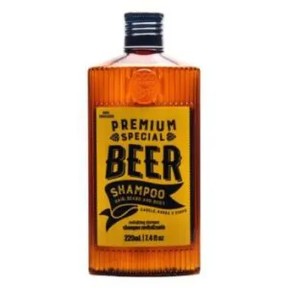 Shampoo Premium Special Beer QOD Barber Shop New 220ml | R$13