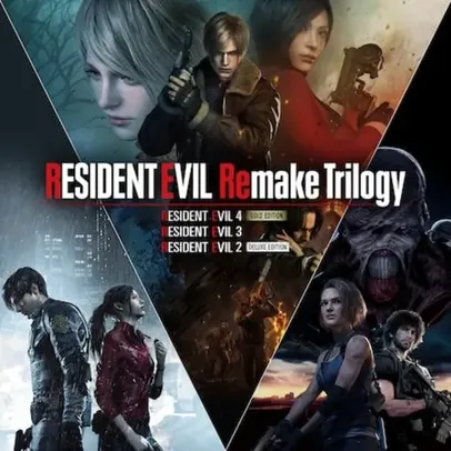 Resident Evil Remake Trilogy (2, 3 e 4) [PS4 / PS5] 