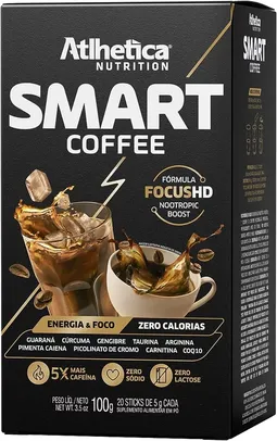 [PRIME] Smart Coffee (DISPLAY com 20 STICKS DE 5G) - 100g Atlhetica Nutrition