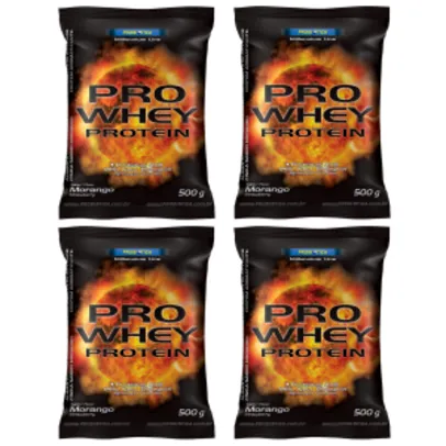 Kit Pro Whey Protein Probiótica (2kg) 4 unidades 500g > 105$