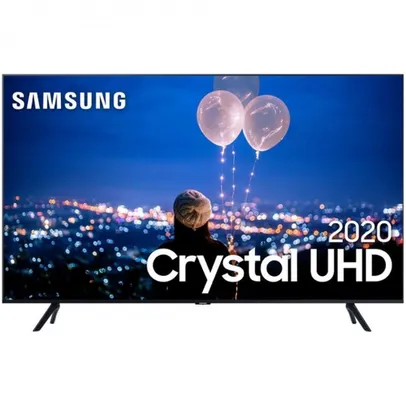 Samsung Smart TV 50 Crystal uhd 50TU8000 4K, Borda Infinita, Alexa built in, Controle Único, Visual Livre de Cabos, Mod