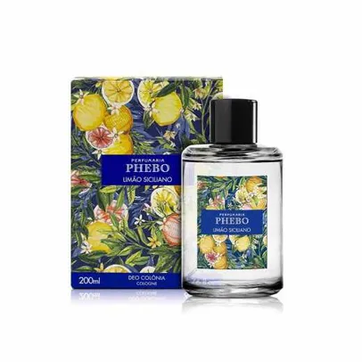 Colônia Phebo Limão Siciliano 200mL - Phebo 