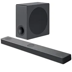 LG SOUNDBAR S80QY 3.1.3 CANAIS 480W IMAX ENHANCED DOLBY ATMOS DTSX HI-RES MERIDIAN SUB SEM FIO