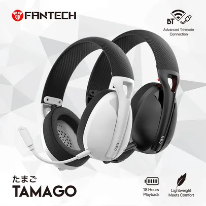 Fantech TAMAGO Gaming Headphones com microfone, Surround Headset, redução de ruídos