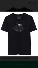 Camiseta Estampa Signo Libra