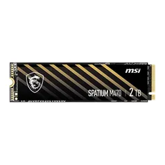 SSD MSI Spatium M470, 2TB, M.2 2280, PCIe Gen4 NVMe, L: 5000 MB/s, G: 4400 MB/s, SM470N2TB