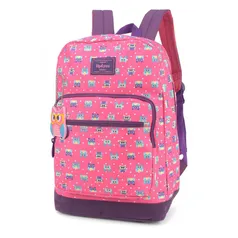 Mochila Up4you Corujas Pink - Luxcel