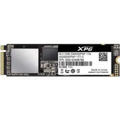 SSD XPG SX8200 Pro, 1TB, M.2 PCIe, NVMe, Leituras: 3500Mb/s e Gravações: 3000Mb/s - ASX8200PNP-1TT-C