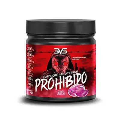 Pré Treino Prohibido, 3VS Nutrition, 360g