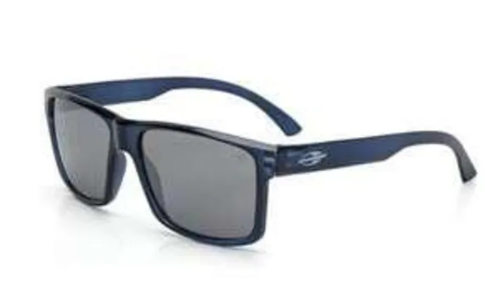 Óculos De Sol Mormaii Lagos Azul Translucido Brilho L Cinza | R$134