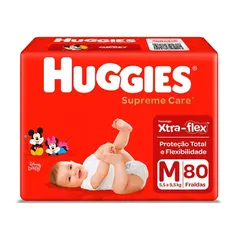 Fralda Huggies Supreme Care M - 240 unidades 