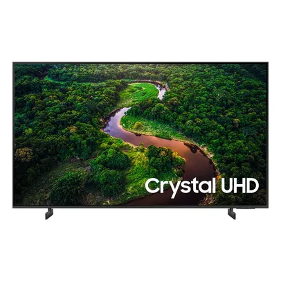 Smart TV Samsung 55&quot; Crystal UHD 4K 55CU8000 2023 Painel Dynamic Crystal Color Design AirSlim Tela