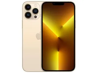 [App] Apple iPhone 13 Pro Max 128GB Dourado - Tela 6,7” 12MP iOS