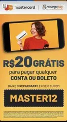 [Primeiro Pagamento] R$ 20 OFF no pagamento de contas e Boletos