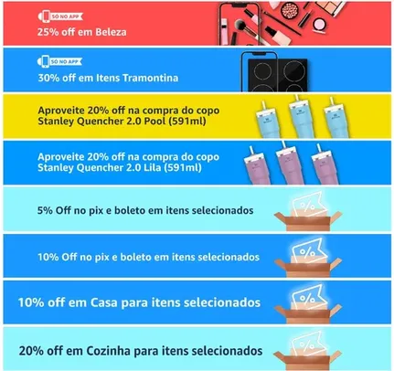 Amazon Prime Day - Novos Cupons - Calendário da Promoção 