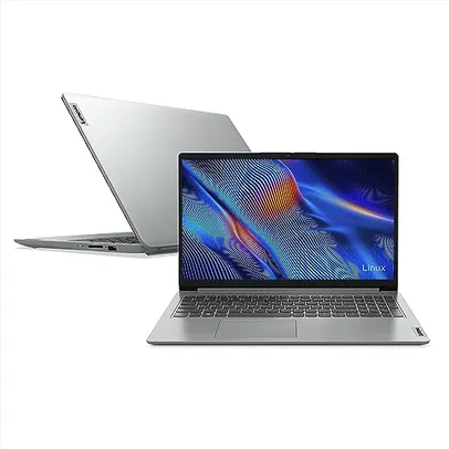 Lenovo ‎82X5S00100 Ideapad - Notebook 1 R5-7520U 8GB 256GB SSD Linux 15.6", Cinza