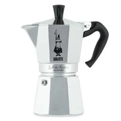 Cafeteira Italiana Alumínio Nuova Moka Express 6 Xícaras Bialetti