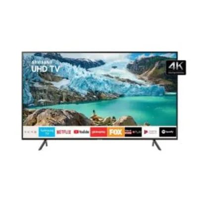 Smart TV LED 50'' Ultra HD 4K Samsung 50RU7100 3 HDMI 2 USB Wi-Fi iTunes | R$2.137