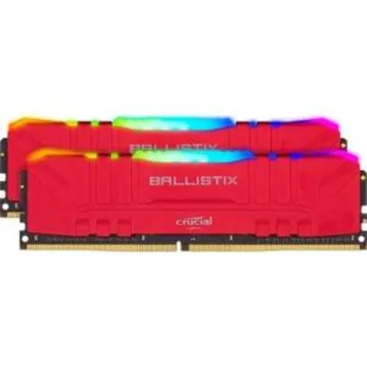 Memória Crucial Ballistix Sport LT, RGB, 16GB (2X8), 3000MHz, DDR4, CL15 R$494