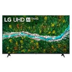 Smart TV LG 65´ 4K UHD 65UP7750, com WiFi e Bluetooth, HDR, Inteligência Artificial, ThinQ Smart Magic, Google Alexa - 65UP7750PSB