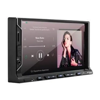 Central Multimídia Multilaser Evolve Fit S P3340 com Tela 7", Bluetooth, USB, Micro SD e Auxiliar