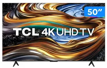 Smart TV 50" 4K UHD LED TCL 50P755 Wi-Fi Bluetooth 3 HDMI 1 USB