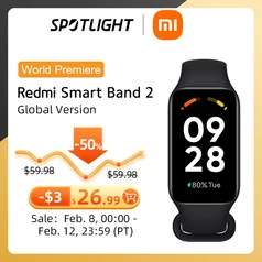 Smartband Xiaomi Redmi Band 2 Versão Global  