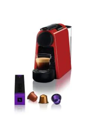 Nespresso Essenza Mini, 220V, Vermelho + 50 capsulas R$ 205