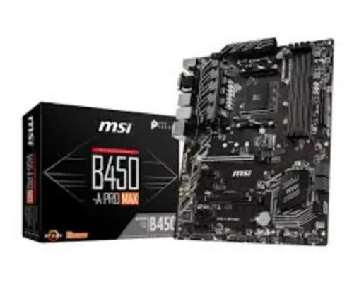 Placa Mãe MSI B450M-A Pro Max