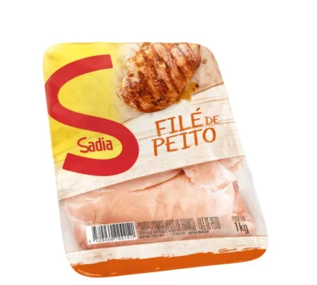 Filé de Peito de Frango Congelado SADIA Bandeja 1kg R$ 11