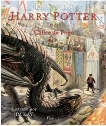 Livro - Harry Potter ed luxo ilustrado “E o Cálice de Fogo”
