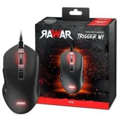 Mouse Gamer Rawar Trigger W1, RGB, 7 Botões, 6000DPI