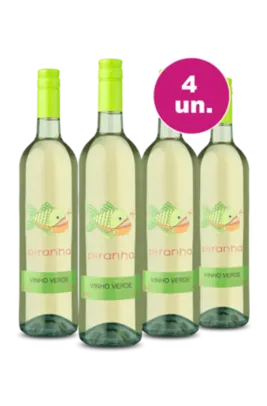 Kit 4 vinhos - Piranha D.O.C. Vinho Verde