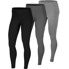 Kit 3 Calças Legging Femininas Novastreet