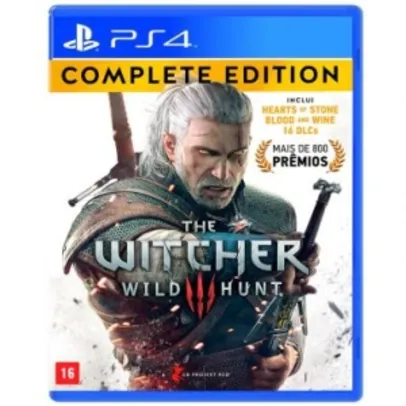 [Ricardo Eletro] - Jogo The Witcher III Wild Hunt - COMPLETE EDITION -(PS4)