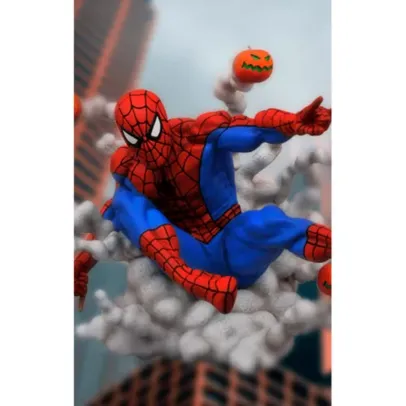 Estátua Pumpkin Bomb Spider-Man - Marvel Comics - Marvel Gallery - Diamond Collectibles