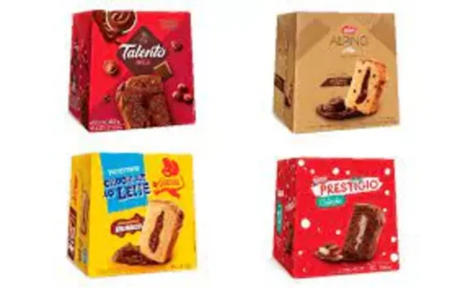 [APP/ CC AME] Panettone com gotas E recheio cremoso chocolate nestlé caixa 450G