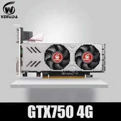 Veineda - Placa gráfica GTX 750, GDDR5, em 4 GB, 128 Bits | R$750