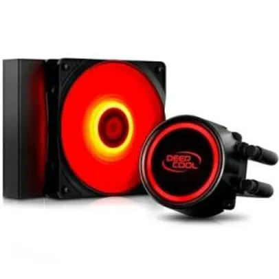Water Cooler DeepCool Gammaxx L120T (AMD / Intel) - LED Vermelho - R$261,99