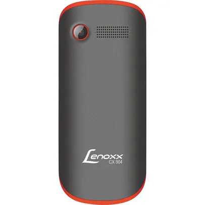 Celular Lenoxx Cx904 Dual Chip Tela 1.8 Bluetooth E Câmera Preto E Vermelho