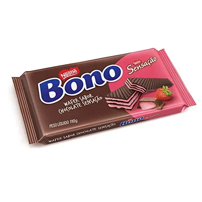 Biscoito wafer, Sensação, Bono, 110g