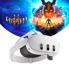 Meta Quest 3 128GB + Jogo Asgard’s Wrath 2 | Realidade Virtual 4K+ e Som 3D