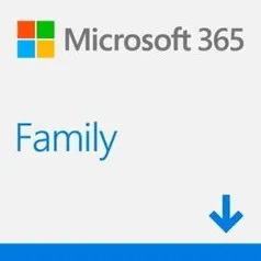 Licença Microsoft Office 365 Family ESD 6 PCs 32/64 Bits | R$200