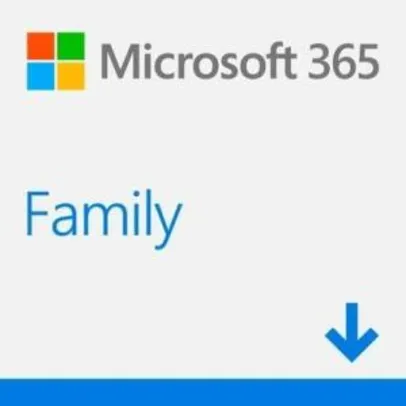 Licença Microsoft Office 365 Family ESD 6 PCs 32/64 Bits | R$200