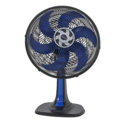 Ventilador Mesa 6 Pás 40cm Preto e Azul 127V 9753 Equation