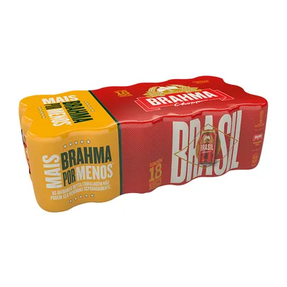 [REGIONAL] Cerveja Brahma Chopp Pilsen 350ml 18 Latas