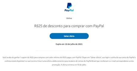 [Selecionados] Cupom de R$ 25,00 em compras a cima de R$ 35,00